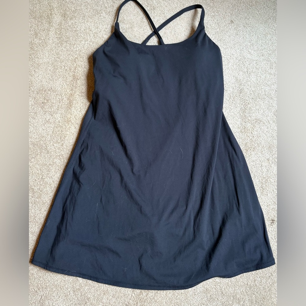 HALARA Black Sleeveless Slip Dress for Cocktail